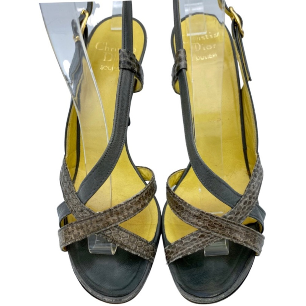 VTG Christian Dior Souliers Strappy Slingback 3.5” Heels